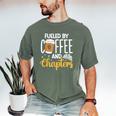 Reading Books Bookcase Book Club Bibliophile Men's Comfort Colors T-Shirt Moss