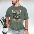 Reading Readers I Read Send Books Dragon Bookworm Tee Men's Comfort Colors T-Shirt Moss