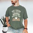 Reading All Winter Cozy Book Lover And Literary Escape Men's Comfort Colors T-Shirt Moss