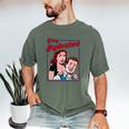 Retro Vampire Book Cover Style Stay Hydrated Halloween Men's Comfort Colors T-Shirt Moss Retro Vampire Book Cover Style Stay Hydrated Halloween Men's Comfort Colors T-Shirt Moss