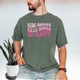 Ride Horses Read Books Be Happy Groovy Book Horse Premium Men's Comfort Colors T-Shirt Moss Ride Horses Read Books Be Happy Groovy Book Horse Premium Men's Comfort Colors T-Shirt Moss