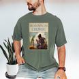 Robinson Crusoe Book Cover 1920 Men's Comfort Colors T-Shirt Moss