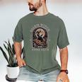 Salem Witch Book Club All Witches Welcome Spooky Halloween Men's Comfort Colors T-Shirt Moss Salem Witch Book Club All Witches Welcome Spooky Halloween Men's Comfort Colors T-Shirt Moss