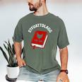 Sexy STFUATTDLAGG Yes Sir Reading Spicy Good Book Love Heart Men's Comfort Colors T-Shirt Moss