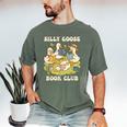Silly-Goose Book Club Goose And Book Lovers Men's Comfort Colors T-Shirt Moss Silly-Goose Book Club Goose And Book Lovers Men's Comfort Colors T-Shirt Moss