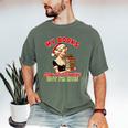 Smut Reader Christmas My Books May Be Naughty But I'm Nice Men's Comfort Colors T-Shirt Moss