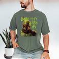 Star Wars The Book Of Boba Fett Neon Boba Fett Lives Poster Men's Comfort Colors T-Shirt Moss