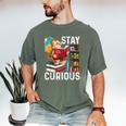 Stay Curious Monkey Reading Book Lover Bookworm Men's Comfort Colors T-Shirt Moss Stay Curious Monkey Reading Book Lover Bookworm Men's Comfort Colors T-Shirt Moss