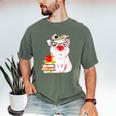 Teacher Pig Cute Farm Animal Book Lover School Student For Men Women Kids Men's Comfort Colors T-Shirt Moss Teacher Pig Cute Farm Animal Book Lover School Student For Men Women Kids Men's Comfort Colors T-Shirt Moss