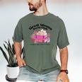 Tired Moms Book Club Running On Coffee Chaos And Chapter Cat Men's Comfort Colors T-Shirt Moss Tired Moms Book Club Running On Coffee Chaos And Chapter Cat Men's Comfort Colors T-Shirt Moss