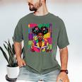 History Month Educated Black Women Girls Reading Book Men's Comfort Colors T-Shirt Moss