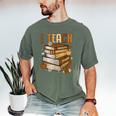 History Month I Teach Melanin Book Black Teacher Men's Comfort Colors T-Shirt Moss History Month I Teach Melanin Book Black Teacher Men's Comfort Colors T-Shirt Moss