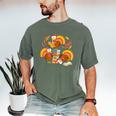 Turkey Reading Books Fall Thanksgiving Teacher Librarian Men's Comfort Colors T-Shirt Moss Turkey Reading Books Fall Thanksgiving Teacher Librarian Men's Comfort Colors T-Shirt Moss