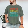 I Used To Be A People Person I Introvert Men's Comfort Colors T-Shirt Moss