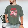 Valentines Book Lover Romance Books Are My Love Language Men's Comfort Colors T-Shirt Moss