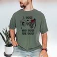 I Vow You Vow We Vow Merch Dark Romance Smutty Book Smutt Men's Comfort Colors T-Shirt Moss