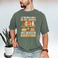 If You Walk A Mile In My Shoes You'Ll End Up At Bookstore Men's Comfort Colors T-Shirt Moss If You Walk A Mile In My Shoes You'Ll End Up At Bookstore Men's Comfort Colors T-Shirt Moss