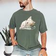 West Highland Terrier Books Dog Breed Westie For Men Women Girls Kids Men's Comfort Colors T-Shirt Moss