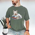 West Highland Terrier Books Dog Breed Westie Men's Comfort Colors T-Shirt Moss West Highland Terrier Books Dog Breed Westie Men's Comfort Colors T-Shirt Moss