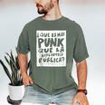 What's More Punk Than The Public Library Book Lover Men's Comfort Colors T-Shirt Moss