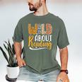 Wild About Reading Lover Bookworm Library Teacher Zoo Animal Men's Comfort Colors T-Shirt Moss Wild About Reading Lover Bookworm Library Teacher Zoo Animal Men's Comfort Colors T-Shirt Moss