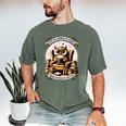 Wise Owl Reading Books Men's Comfort Colors T-Shirt Moss