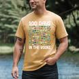 100 Days In The Books English Reading Teacher 100th Day Kids Men's Comfort Colors T-Shirt Mustard