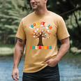 100 Days In The Books Reading Teacher 100th Day Of School Premium Men's Comfort Colors T-Shirt Mustard
