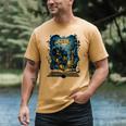 4 Books Are Portable Magic Bookish Reading Nerd Quote Men's Comfort Colors T-Shirt Mustard