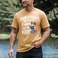 Abibliophobia Dog Book Lover Library Men's Comfort Colors T-Shirt Mustard Abibliophobia Dog Book Lover Library Men's Comfort Colors T-Shirt Mustard