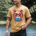 Adorable Book Lover Quokka With Reading Glasses Cute Men's Comfort Colors T-Shirt Mustard Adorable Book Lover Quokka With Reading Glasses Cute Men's Comfort Colors T-Shirt Mustard