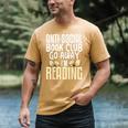 Anti Social Book Club Go Away I'm Reading Men's Comfort Colors T-Shirt Mustard