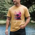 Axolotl Book Lover Librarian Reading Library Readers Men's Comfort Colors T-Shirt Mustard Axolotl Book Lover Librarian Reading Library Readers Men's Comfort Colors T-Shirt Mustard