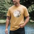 Barely Tolerable Book Lover Bookish Floral Bookworm Men's Comfort Colors T-Shirt Mustard Barely Tolerable Book Lover Bookish Floral Bookworm Men's Comfort Colors T-Shirt Mustard