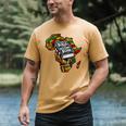 The Bible Is Our History Book Roots African American Faith Men's Comfort Colors T-Shirt Mustard