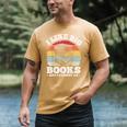 I LIKE BIG BOOKS AND I CANNOT LIE Book Lover Print Men's Comfort Colors T-Shirt Mustard I LIKE BIG BOOKS AND I CANNOT LIE Book Lover Print Men's Comfort Colors T-Shirt Mustard