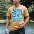 Blue Comic Book Blue Graphic Men's Comfort Colors T-Shirt Mustard