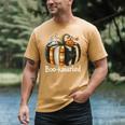 Boo-Kmarked Fall Pumpkin Books Halloween Teacher Teaching Men's Comfort Colors T-Shirt Mustard Boo-Kmarked Fall Pumpkin Books Halloween Teacher Teaching Men's Comfort Colors T-Shirt Mustard
