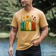 Book Flower 8647 Foxtrots Deltas Tangos Men's Comfort Colors T-Shirt Mustard