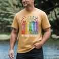 Book Flower Radicalized By Basic Decency Feminist Lgbt Men's Comfort Colors T-Shirt Mustard