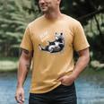 Book Lover Bear Cozy Reading Bear Graphic Bear Books Men's Comfort Colors T-Shirt Mustard Book Lover Bear Cozy Reading Bear Graphic Bear Books Men's Comfort Colors T-Shirt Mustard