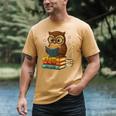 Book Lover Owl Reading Bookish Library Read Books Be Kind Men's Comfort Colors T-Shirt Mustard Book Lover Owl Reading Bookish Library Read Books Be Kind Men's Comfort Colors T-Shirt Mustard