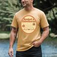 Booked & Unbothered Book Lover Tee Men's Comfort Colors T-Shirt Mustard
