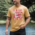 All Booked For Valentines Book Coffee Teacher Women Men's Comfort Colors T-Shirt Mustard