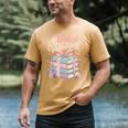 All Booked For Valentines Stacked Books Men's Comfort Colors T-Shirt Mustard All Booked For Valentines Stacked Books Men's Comfort Colors T-Shirt Mustard