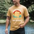 Books Are My Favorite Time Machines Men's Comfort Colors T-Shirt Mustard