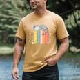 Books Lover Cute Sleepy Cat Relax Reading Vibe Men's Comfort Colors T-Shirt Mustard