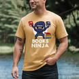 Books Ninja Read Reading Librarian Book Toddler Boys Kids Men's Comfort Colors T-Shirt Mustard Books Ninja Read Reading Librarian Book Toddler Boys Kids Men's Comfort Colors T-Shirt Mustard