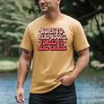 Born To Read Books Forced To Read Emails Groovy Reading Men's Comfort Colors T-Shirt Mustard