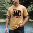 Cats Antique Books Academia Library Aesthetic Bookworm Men's Comfort Colors T-Shirt Mustard